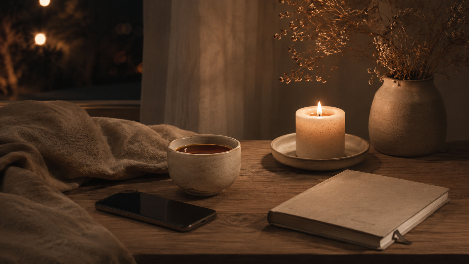 A calm ritual setting